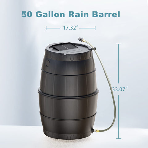 SQUEEZE master flatback rain barrel sits flush against a wall