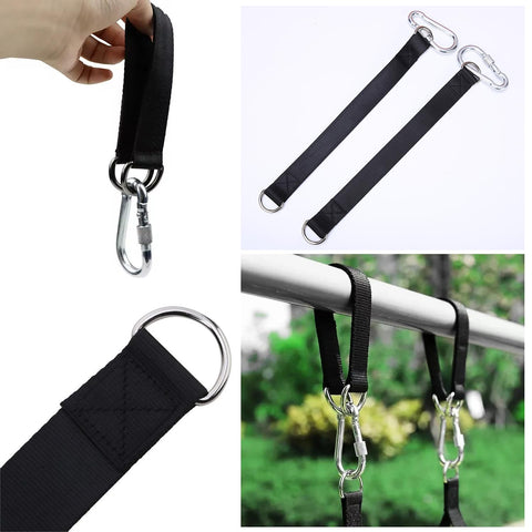 SquEqu two-pack offers flexible setup for hammocks, swings, and gym cables