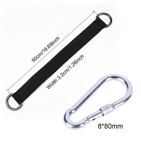 SquEqu swing hook 8x80mm ensures strong, secure connections outdoors