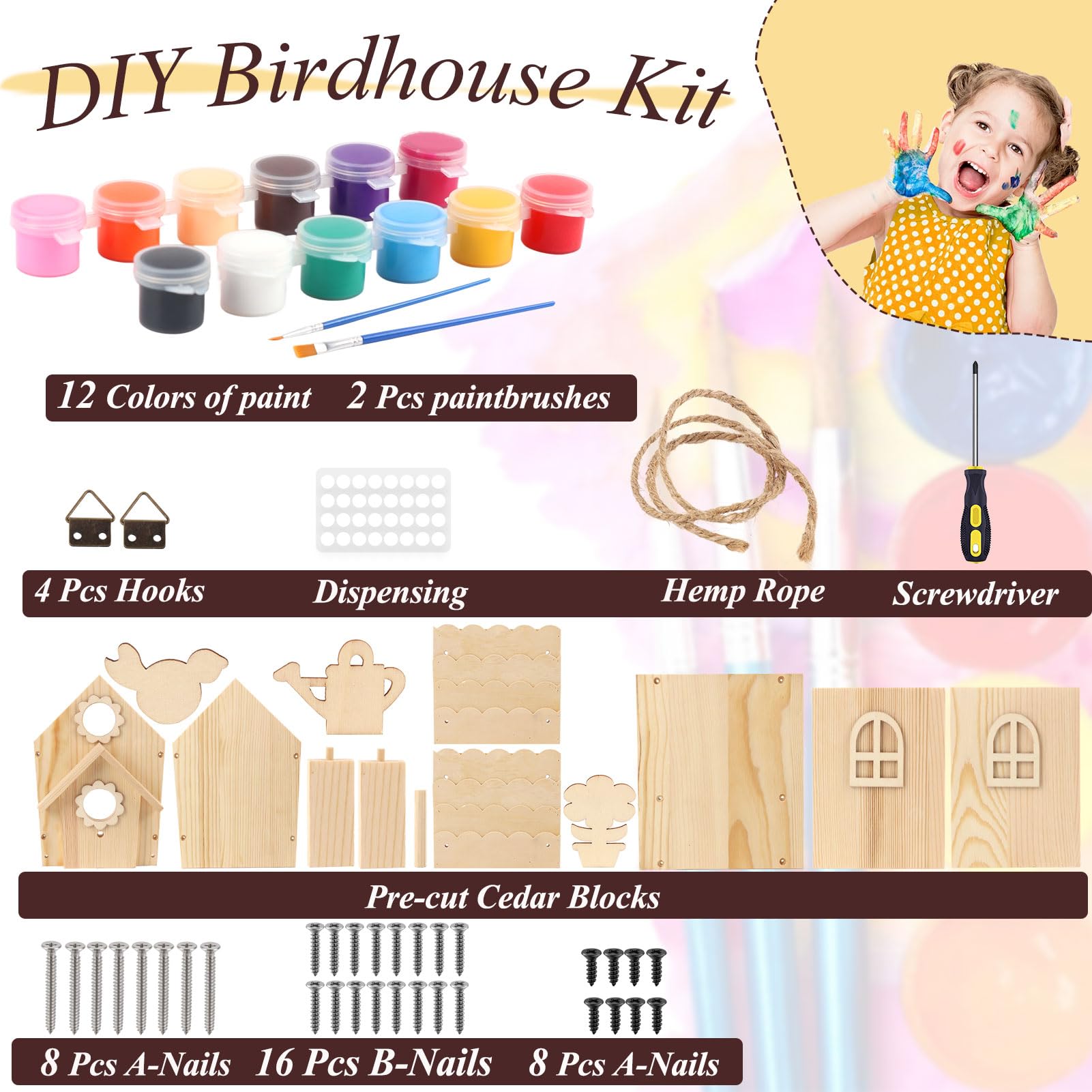 Srapwati 2-inch entrance suits larger birds.