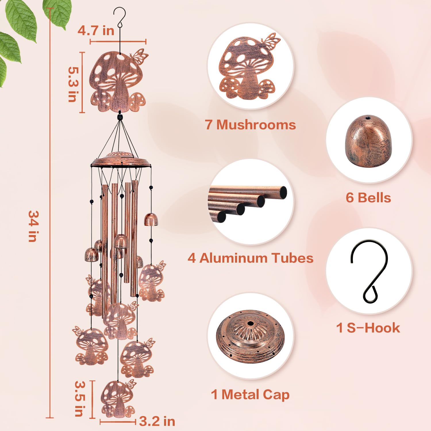 SRDJXY top hook and hollow design enable easy indoor or outdoor hanging