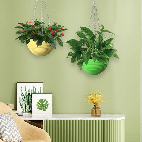 Srmayyi 7.6-inch diameter planter fits succulents and herbs nicely.