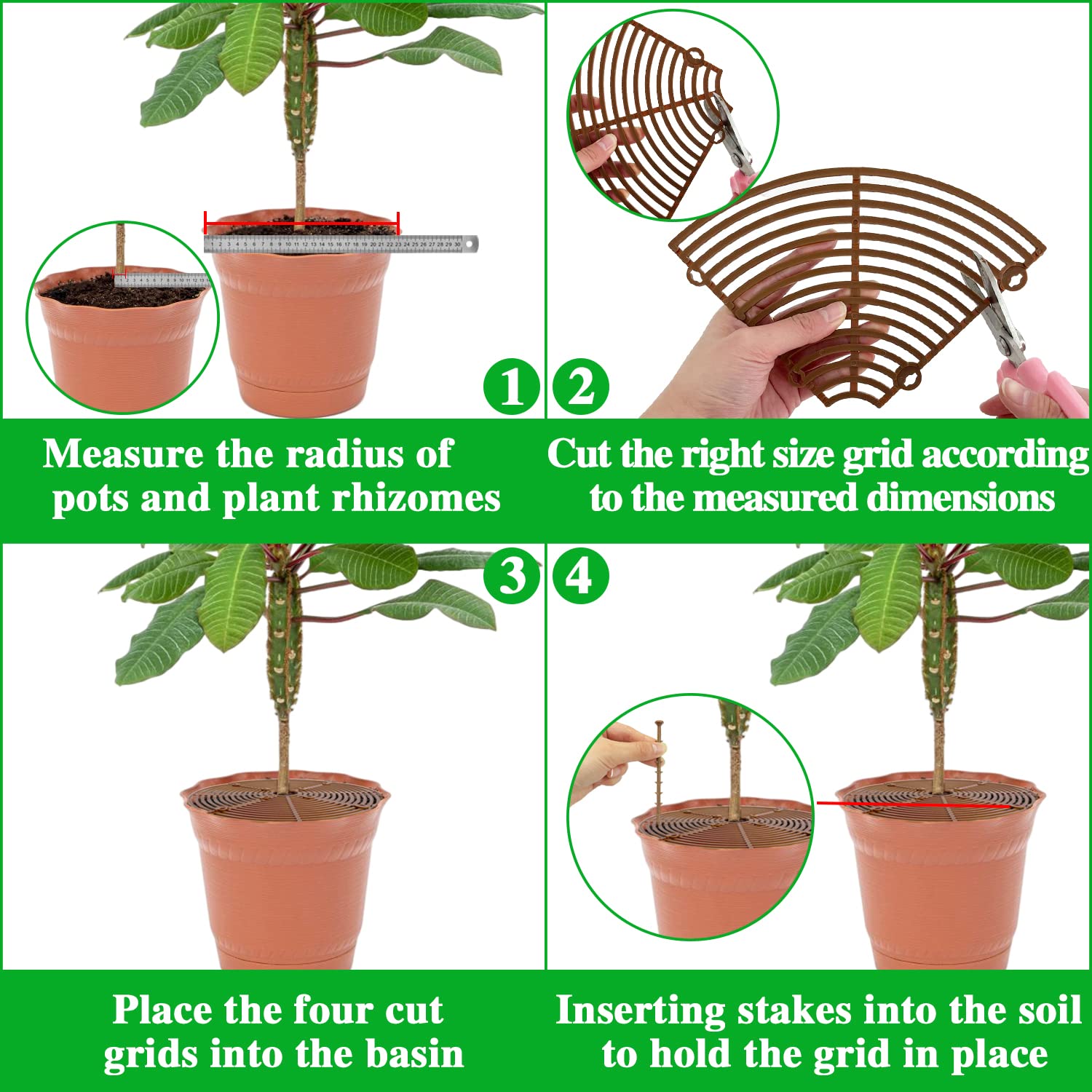 Srmayyi ABS plastic digging stopper protects soil while resisting bending