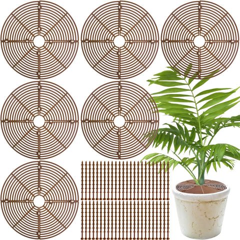 Srmayyi 11.8-inch pot grid fits standard pots and improves soil stability