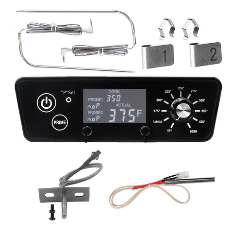 SROKIO digital LCD display control board for Pit Boss Austin XL enhances temperature reading and control.