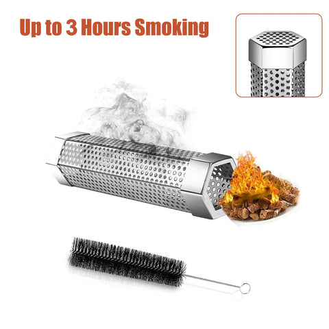 SROKIO cleaning brush included with the smoke tube for maintenance