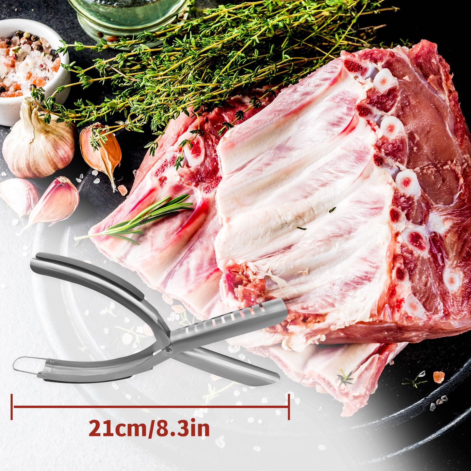 Srunsin rib membrane remover loosens poultry skin for even seasoning