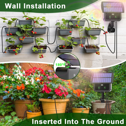 Srygery 49.21 ft tubing extends irrigation reach to multiple pots.