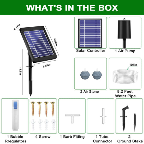 Srygery solar pump system suits hydroponics and aquariums