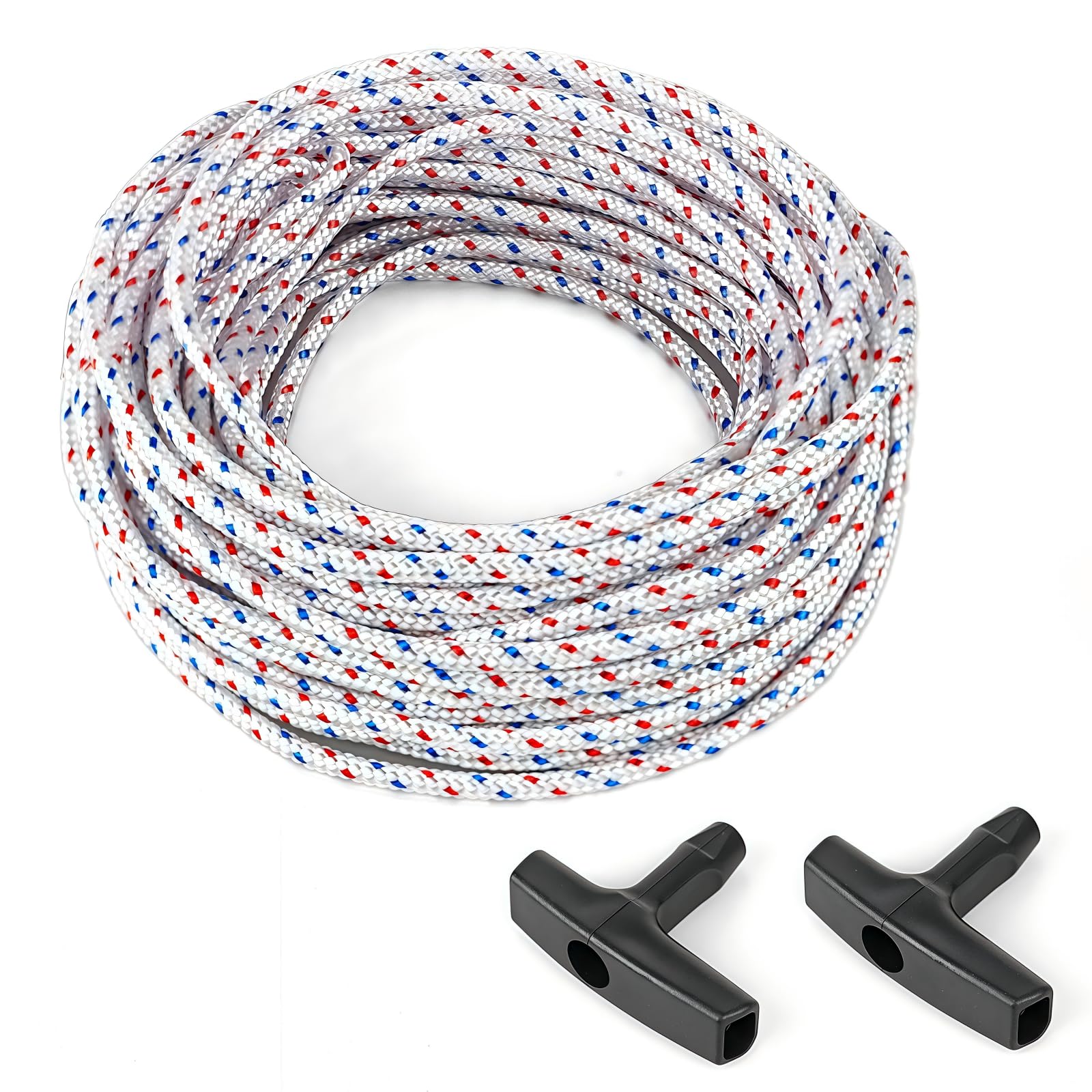 SSFOLPFEE high-strength recoil rope with durable handles for easy starts.