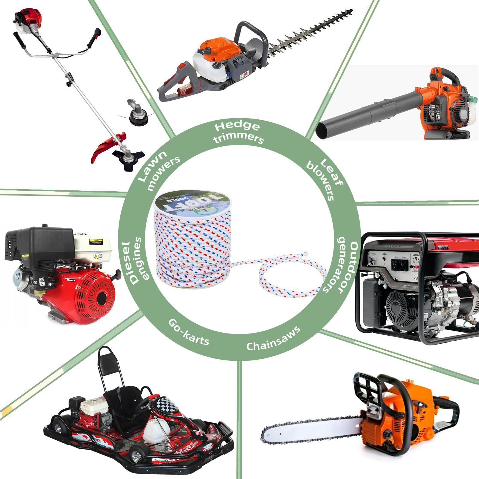 SSFOLPFEE suited for lawn mowers and snowblowers.