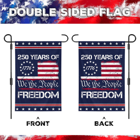 SSODREL polyester burlap garden flag durable for outdoor longevity