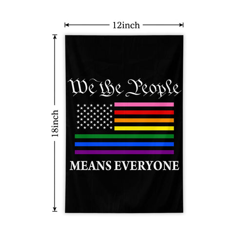 SSODREL pride flag durable fabric withstands outdoor use across seasons.