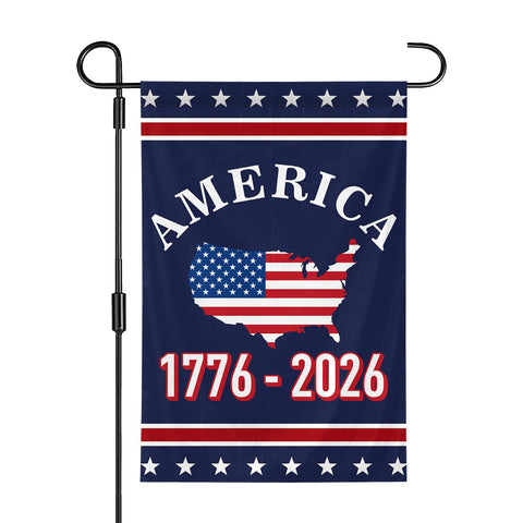 SSODREL We The People 12x18 garden flag adds festive curb appeal outdoors.