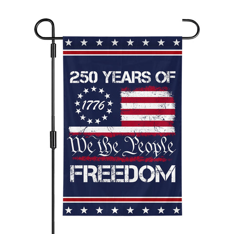 SSODREL We The People flag double-sided, ideal for indoor or outdoor display