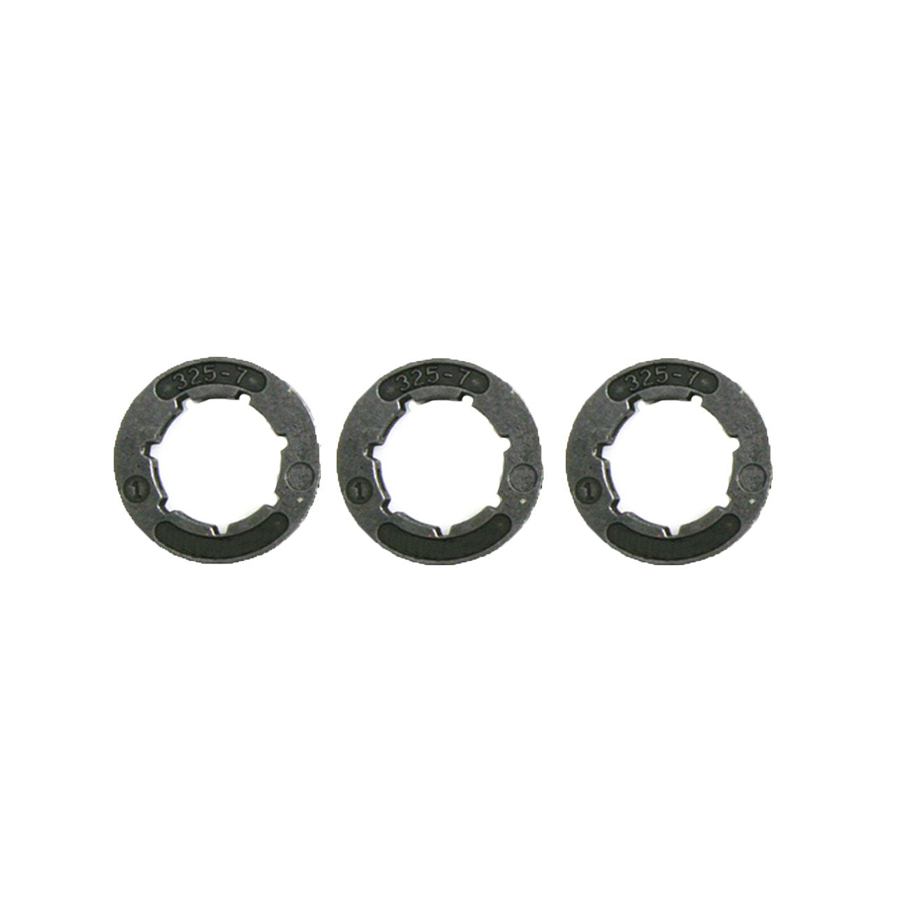 ssthus chainsaw .325 7T Rim Sprocket closeup showing durable metal construction