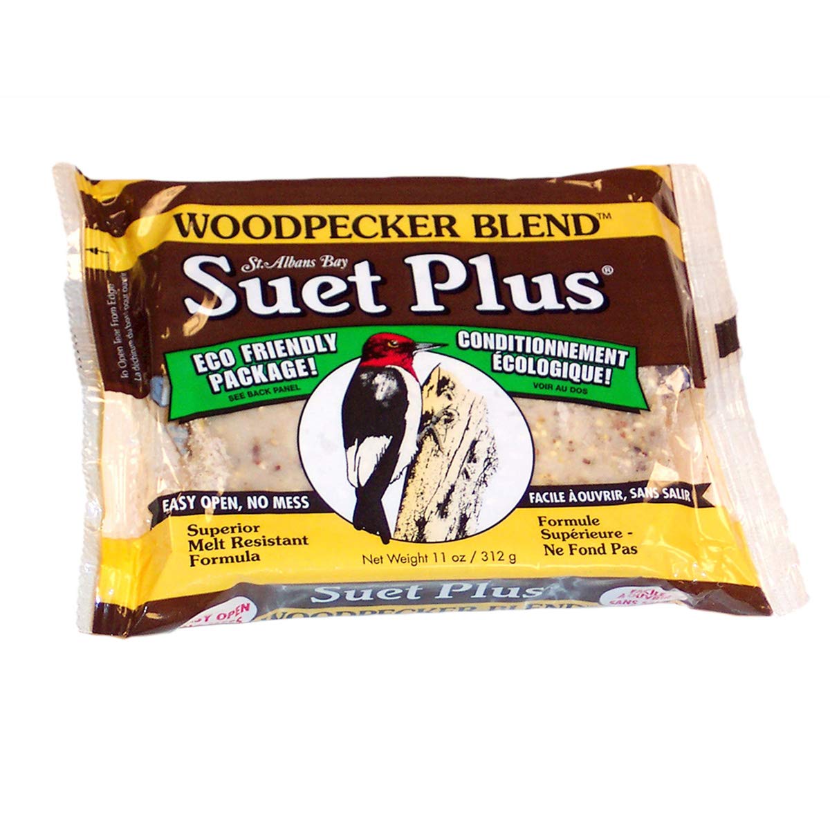 ST. ALBANS BAY SUET PLUS easy-open packaging keeps feeding tidy