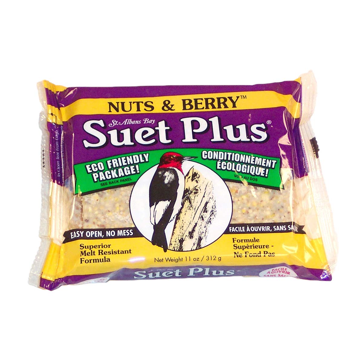 ST. ALBANS BAY SUET PLUS recyclable packaging supports sustainable backyard feeding