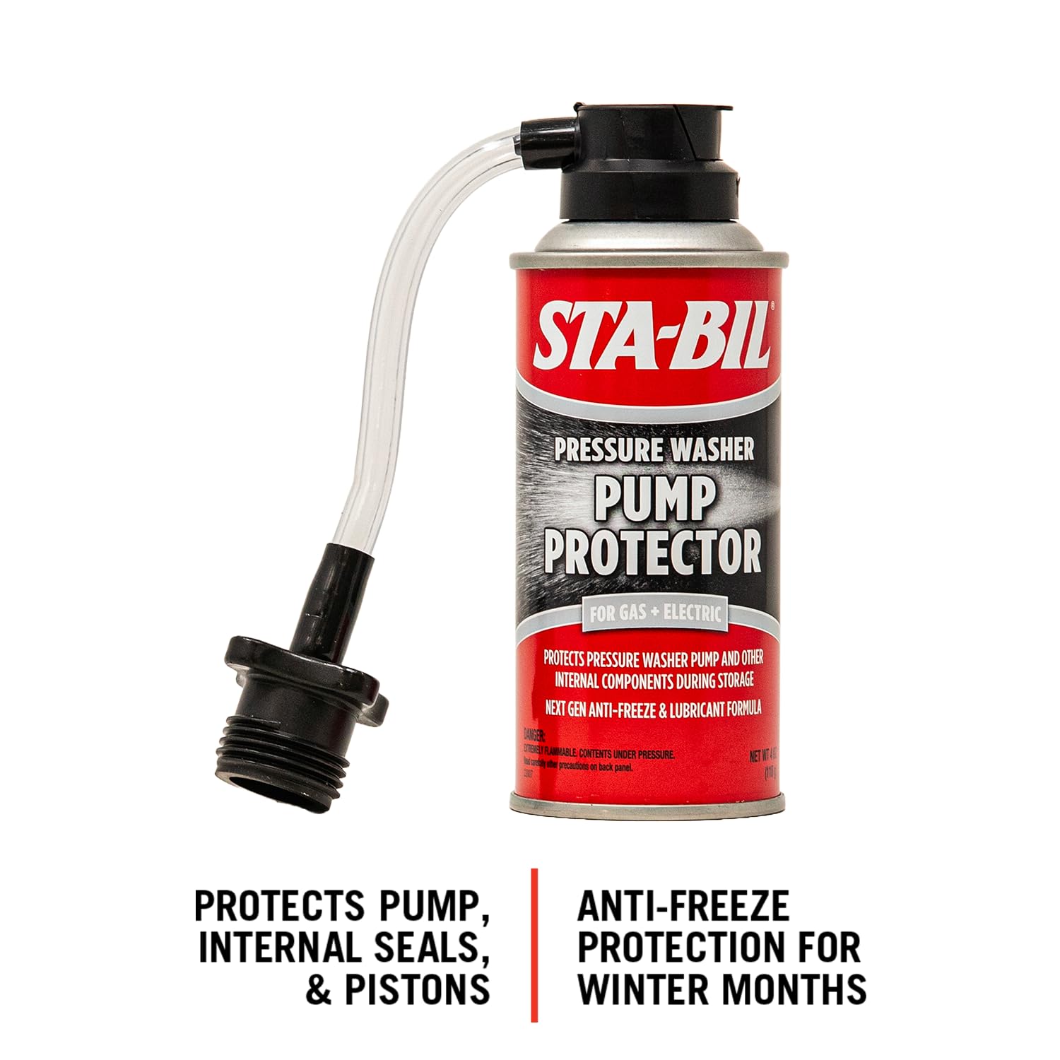 STA-BIL Pump Protector foaming action demonstrates lubrication delivery through the system