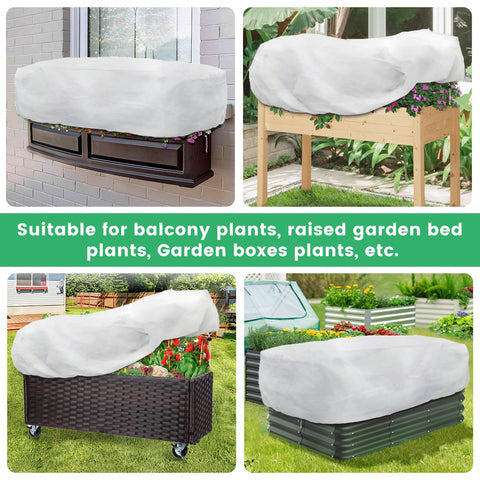 Stadeco winter plant protection helps vegetables and flowers endure cold weather.