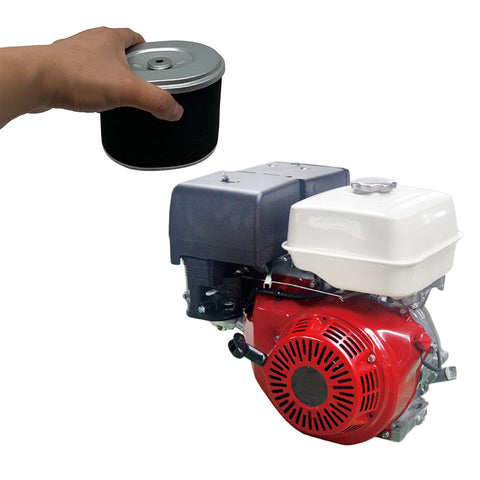 StaiBC air filter performance label indicates reliable engine protection potential.