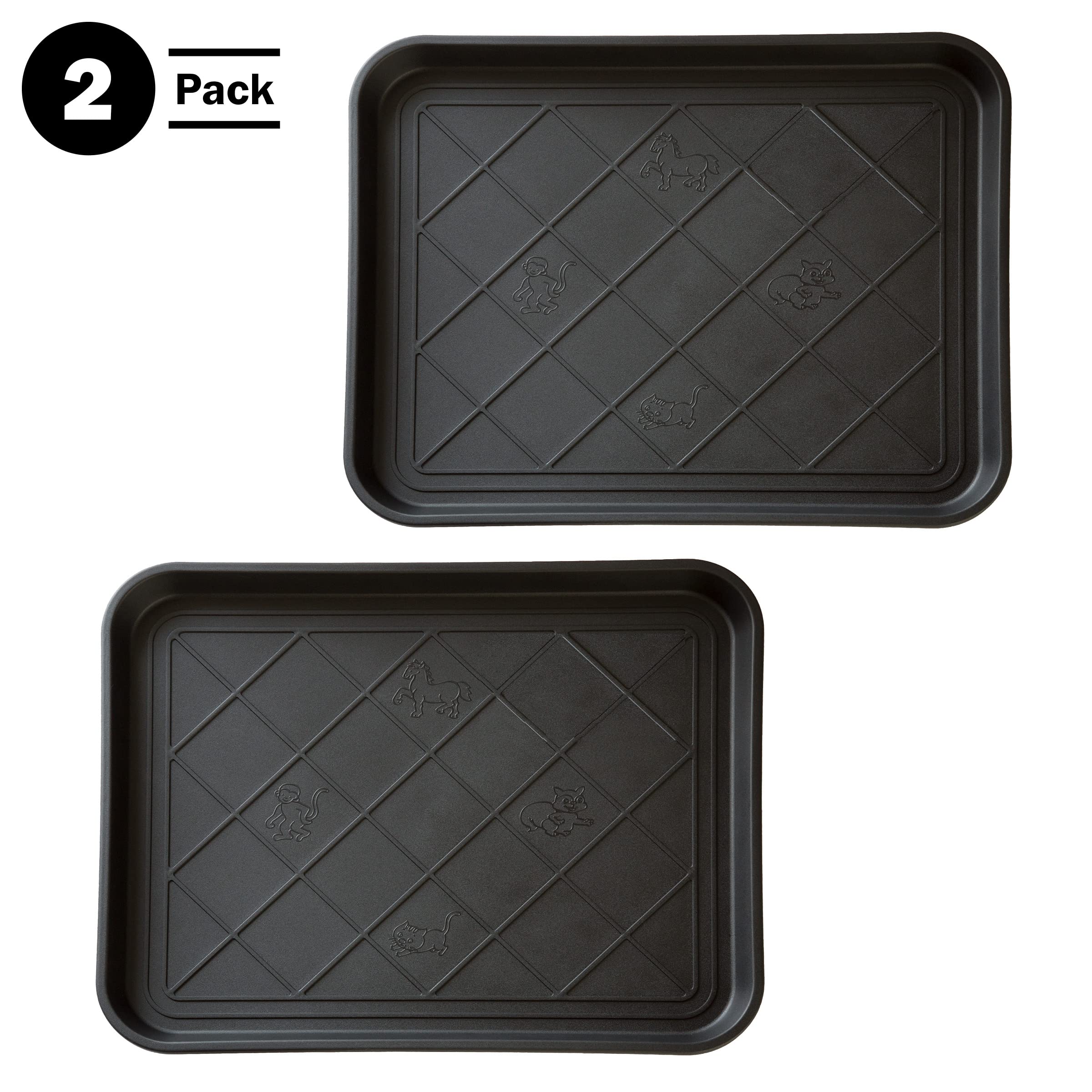 Stalwart boot tray made from recycled polypropylene for durability
