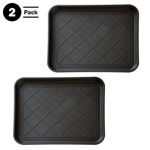 Stalwart boot tray made from recycled polypropylene for durability