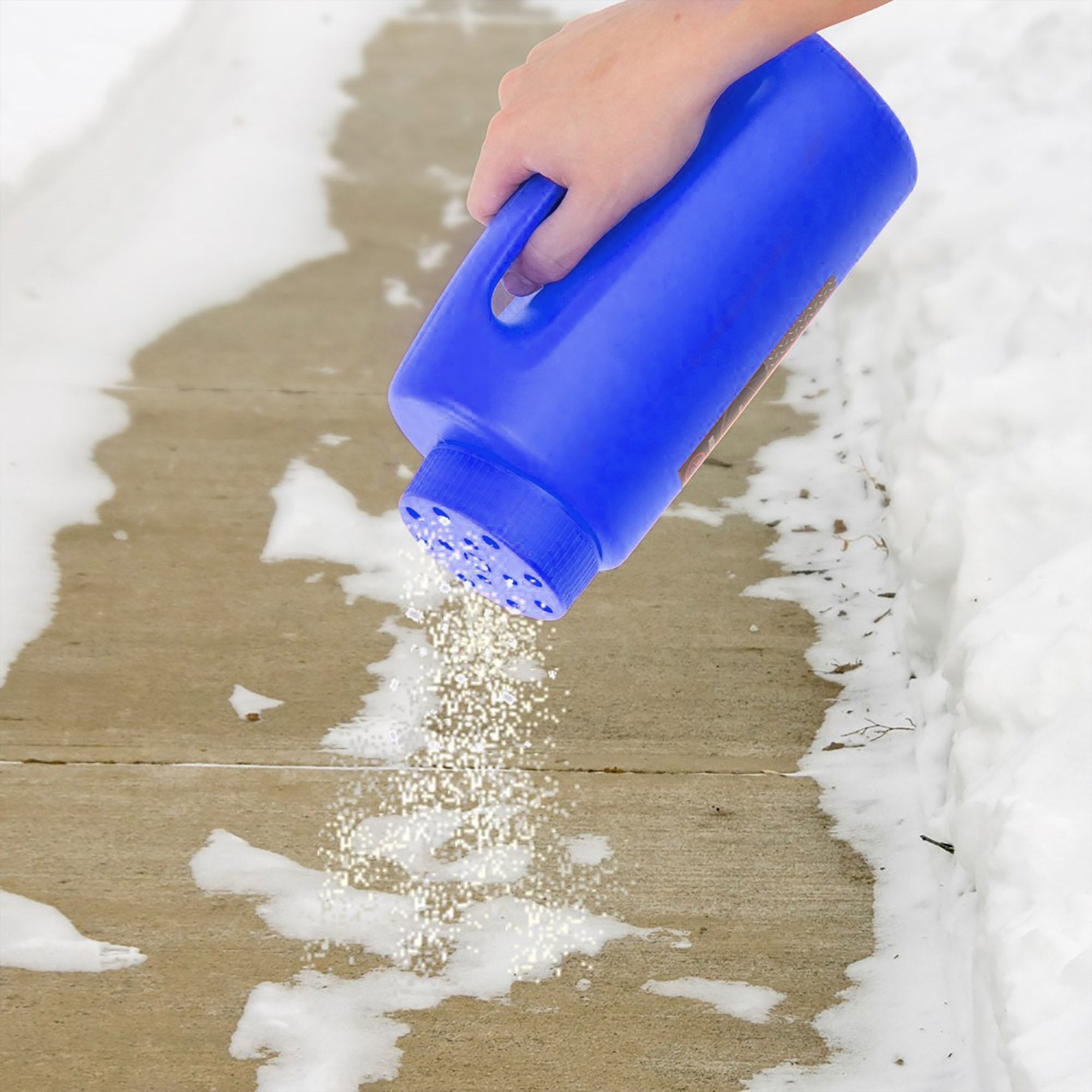 Stalwart salt-seed-spreader compact-dimensions fits storage spaces and travels easily between tasks.