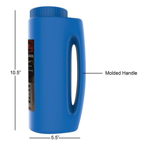 Stalwart salt-seed-spreader ergonomic handle ensures comfortable, even distribution during long sessions.