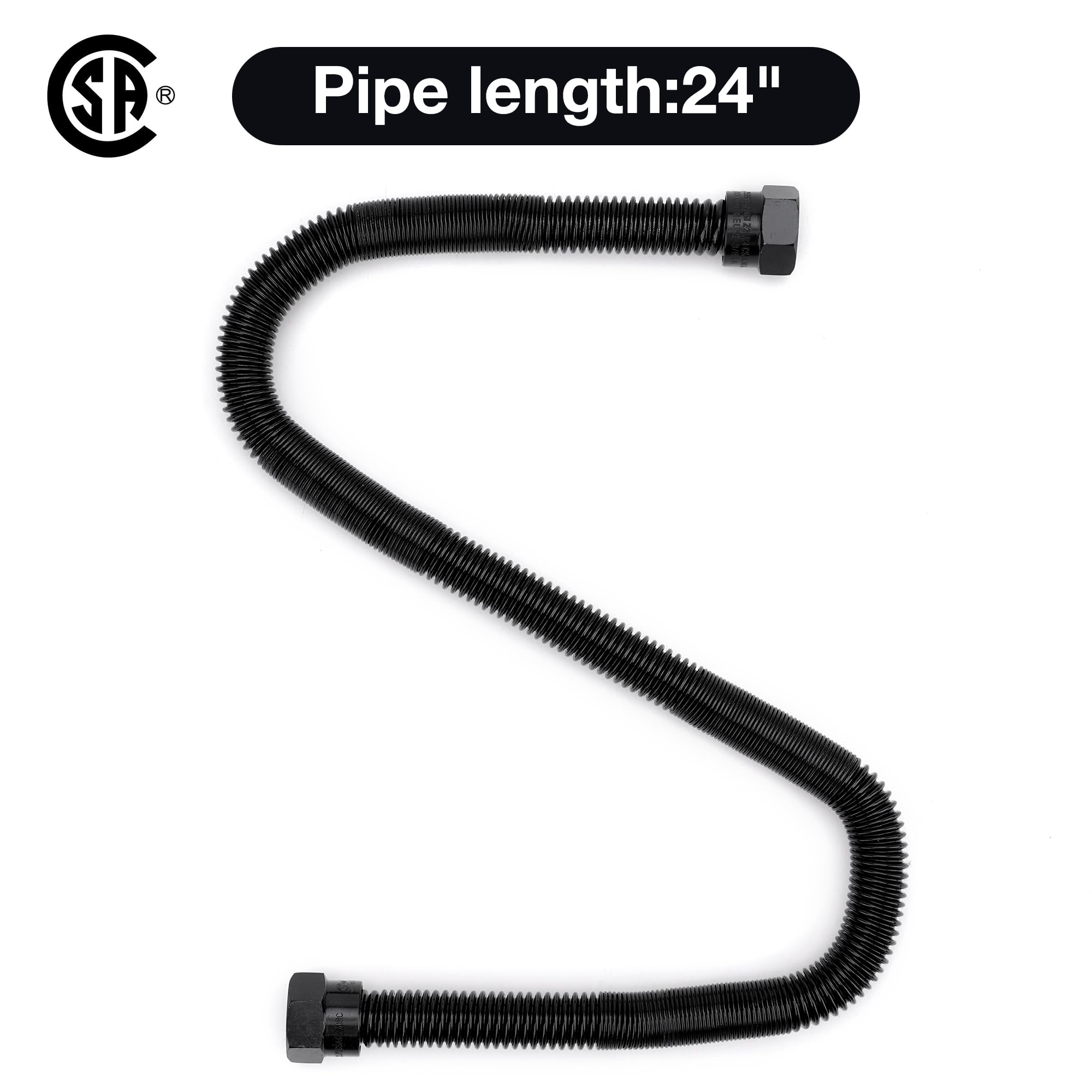 Stanbroil two-end fittings 1/2 flare to 1/2 npt for easy connections.