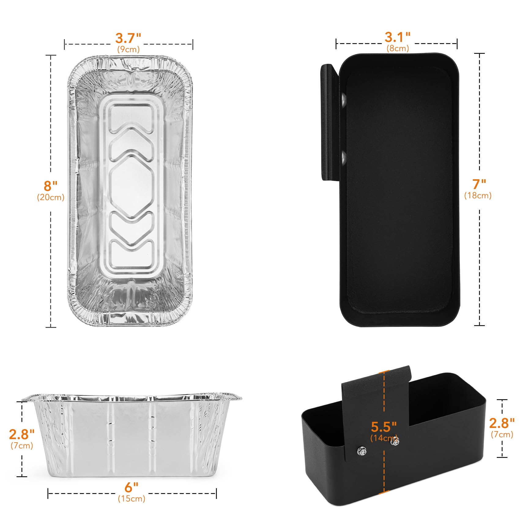 Stanbroil 10-pack disposable liners reduce mess after grilling