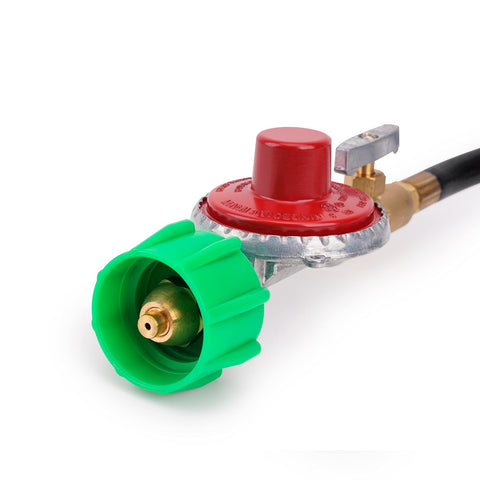 Stanbroil 10 PSI high-pressure regulator ensures consistent flame control during outdoor cooking.
