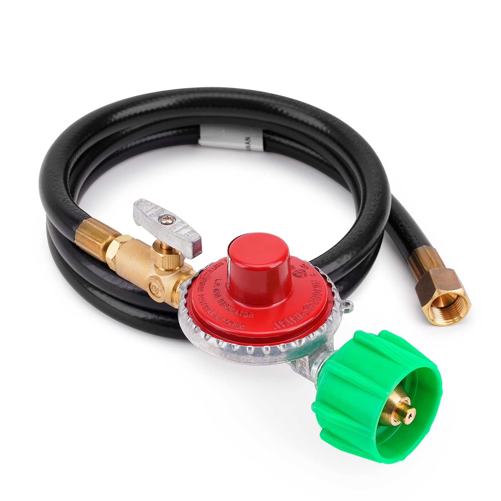 Stanbroil 48-inch hose and regulator assembly for reliable propane connections and easier setup.