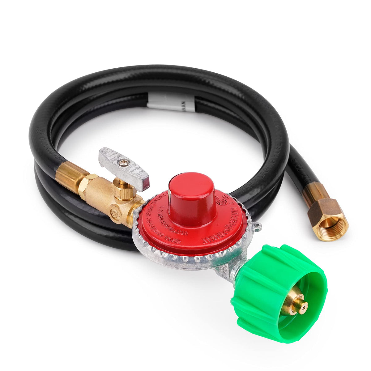 Stanbroil 48-inch hose and regulator assembly for reliable propane connections and easier setup.