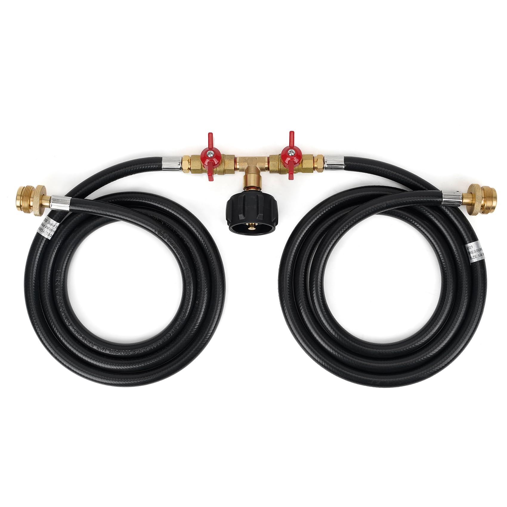 Stanbroil 5ft propane hose with QCC1 fitting for safe, leak-free gas connection
