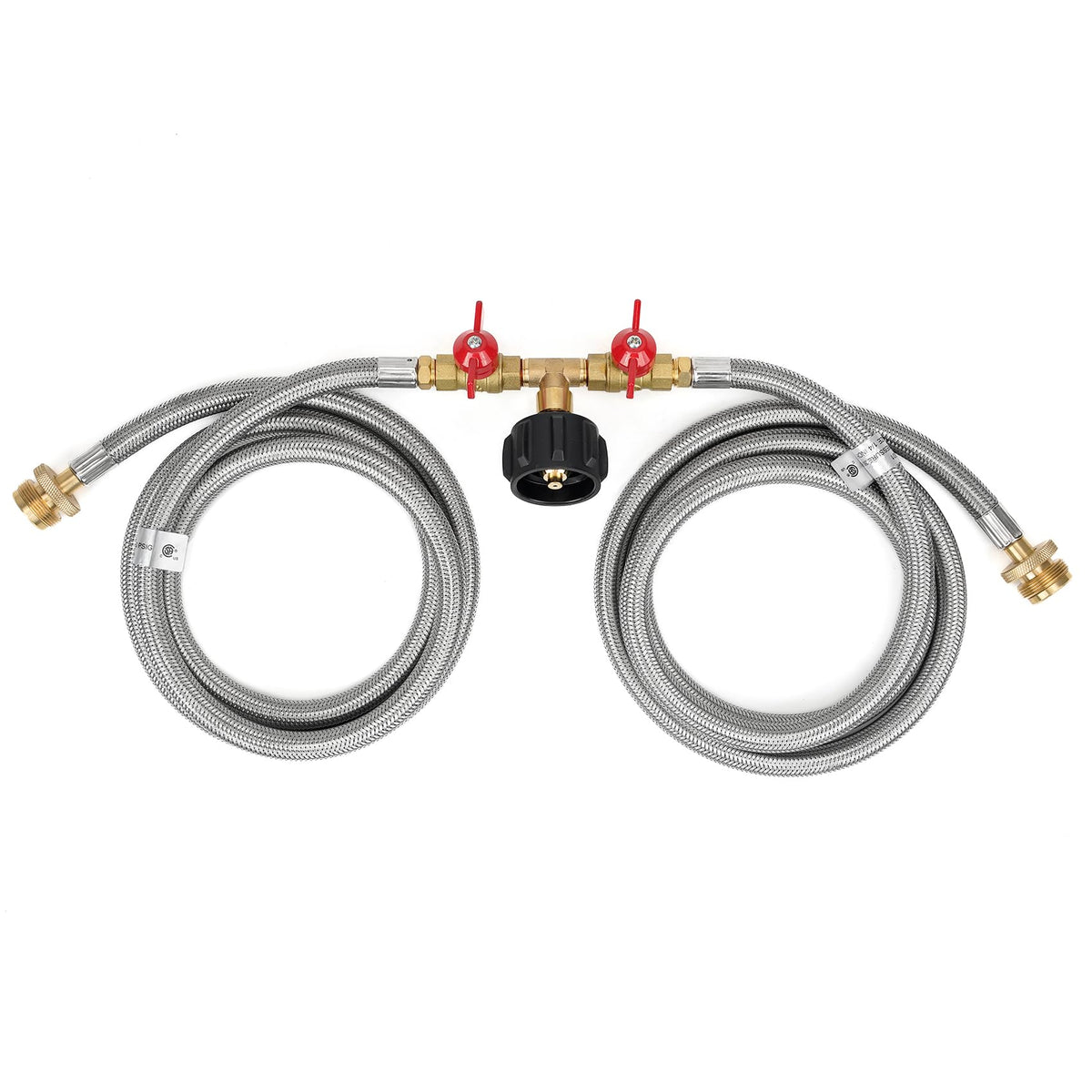 Stanbroil 5ft stainless braided propane hose ready for flexible outdoor use