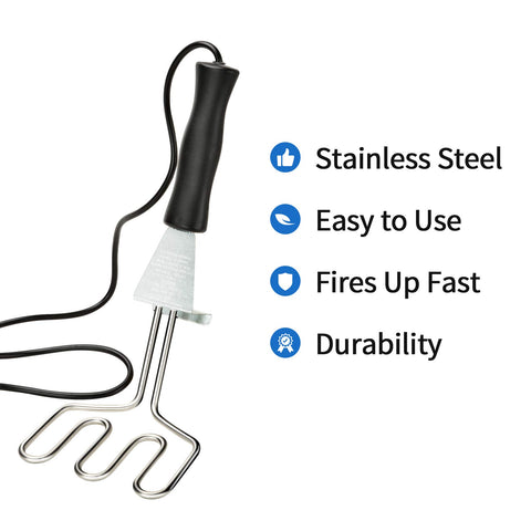 Stanbroil triple-ring design delivers faster, direct heat to coals