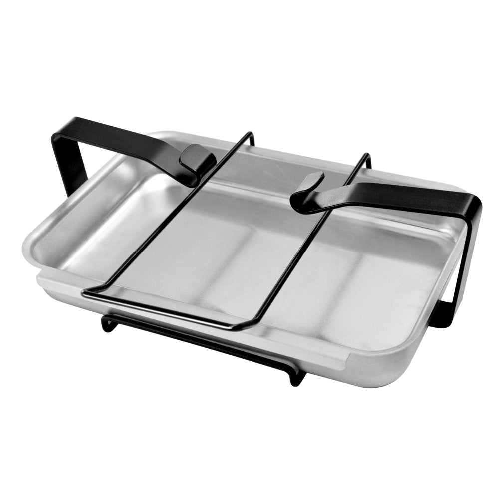 Stanbroil 7515 catch pan overview showing easy cleanup