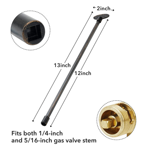 Stanbroil antique copper finish gas valve key adds vintage outdoor style