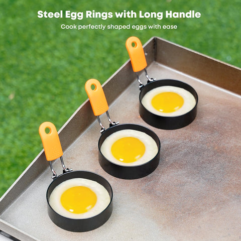 Stanbroil basting brush for even sauce application on pancakes and eggs.