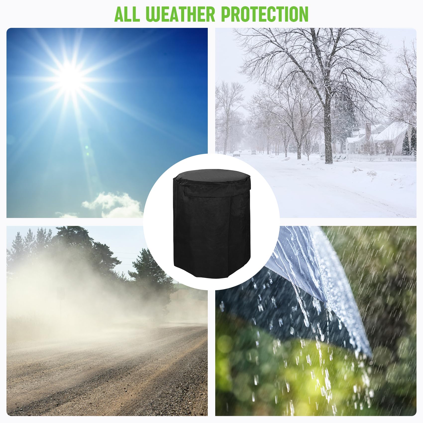 Thick, durable Stanbroil cover offers long-lasting outdoor protection.