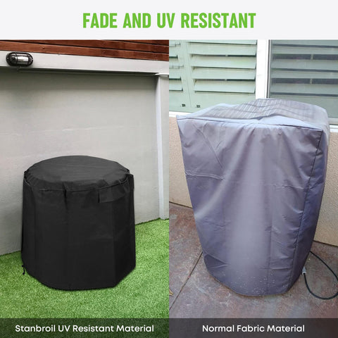 Stanbroil Big Easy cover vent design prevents condensation