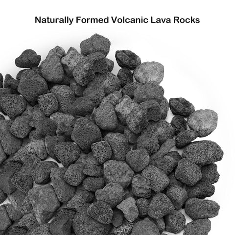 Stanbroil lava rock granules add decorative texture to a fire bowl setup