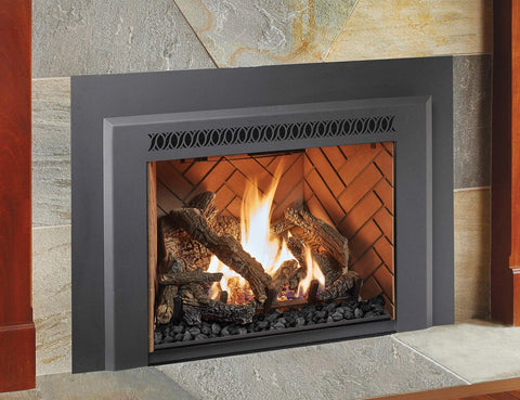Stanbroil lava rock granules provide a durable base for propane displays