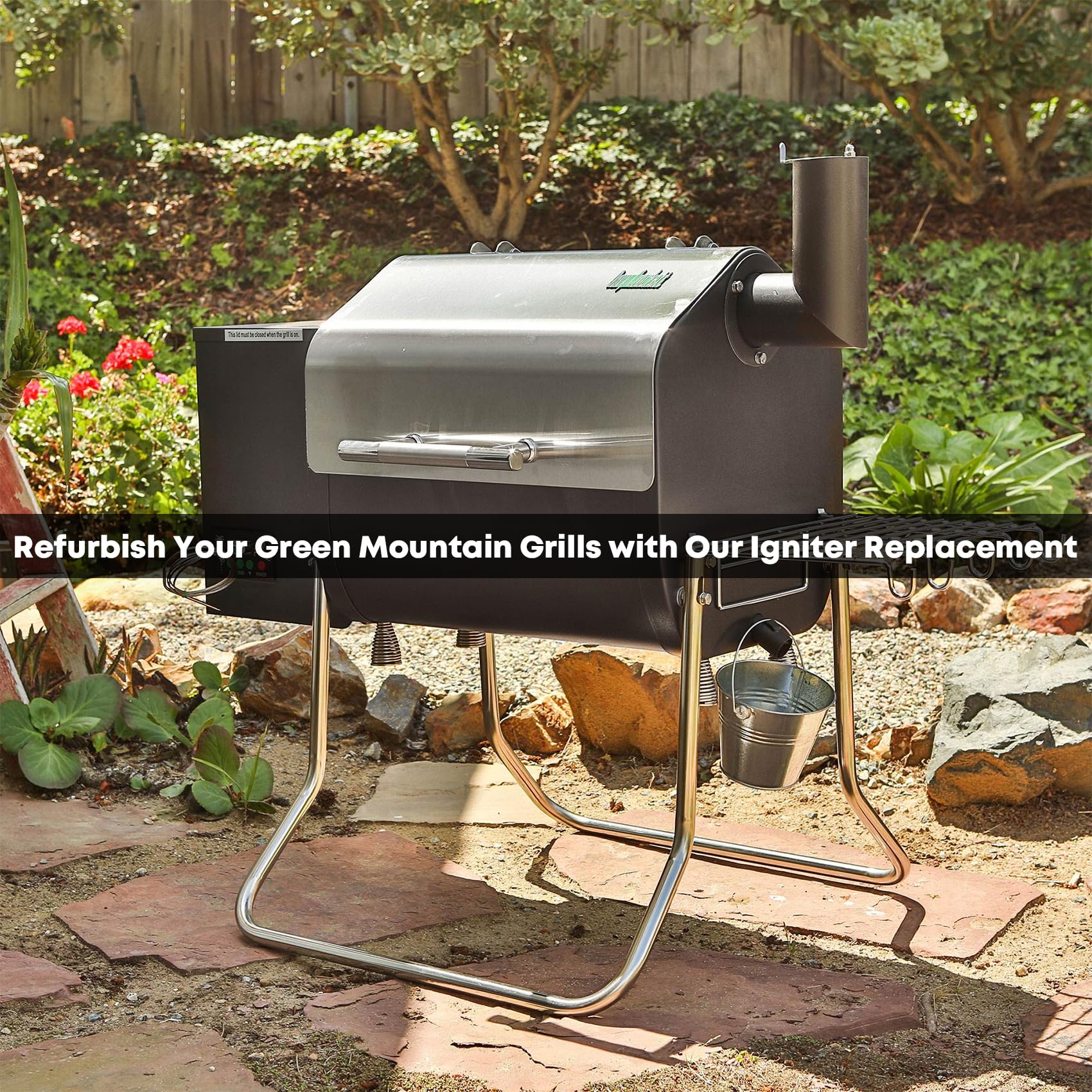 High-quality ceramic construction from Stanbroil resists wear for longer grill life.