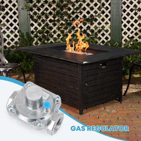 Stanbroil dual-gas regulator compatible with propane and natural gas.