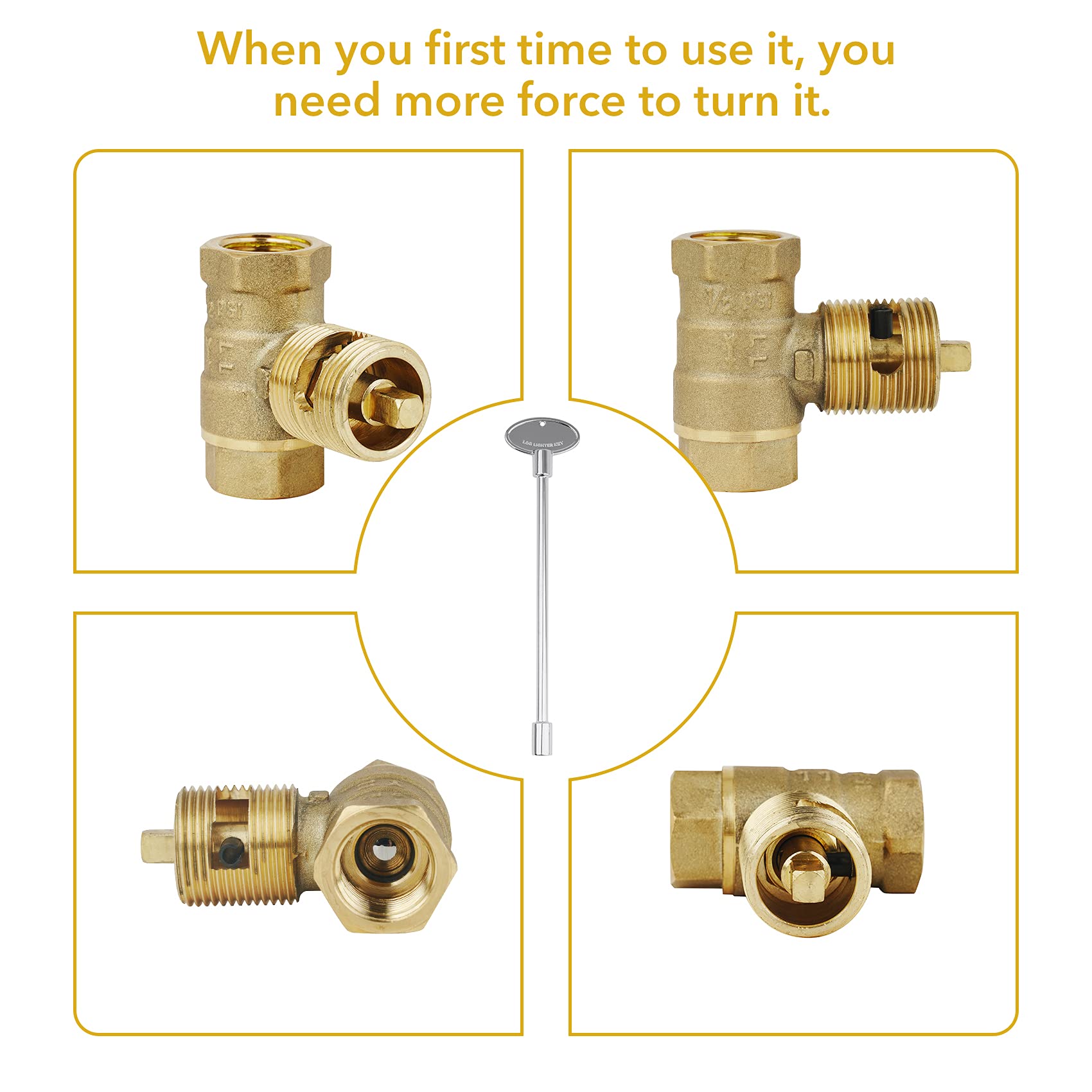 Stanbroil durable precision-machined key for reliable home and outdoor use.