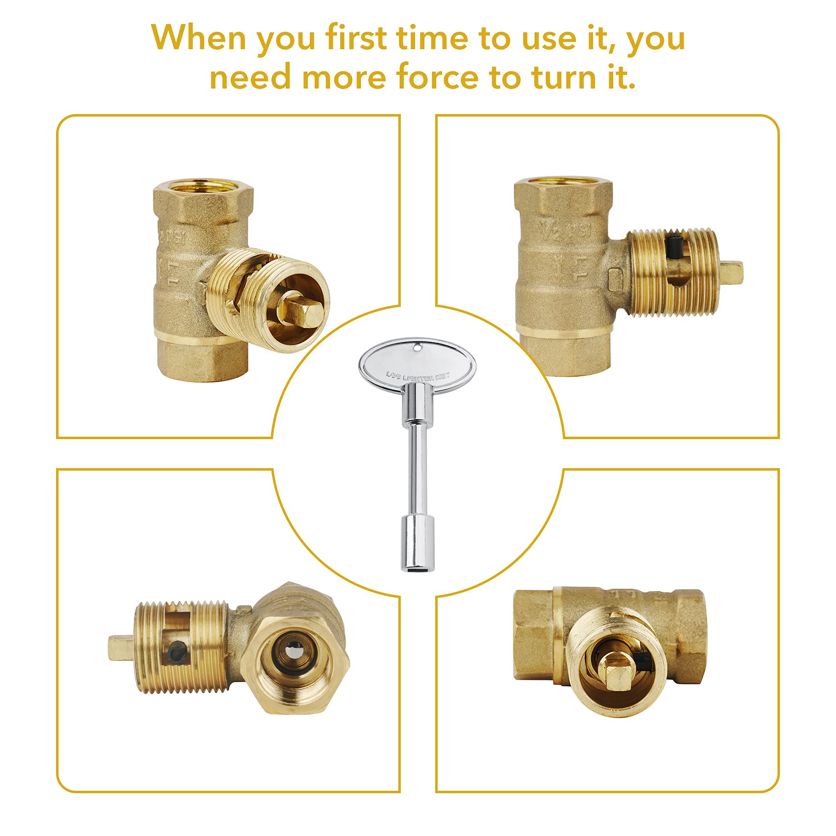 Stanbroil durable precision machined valve key built for outdoor use
