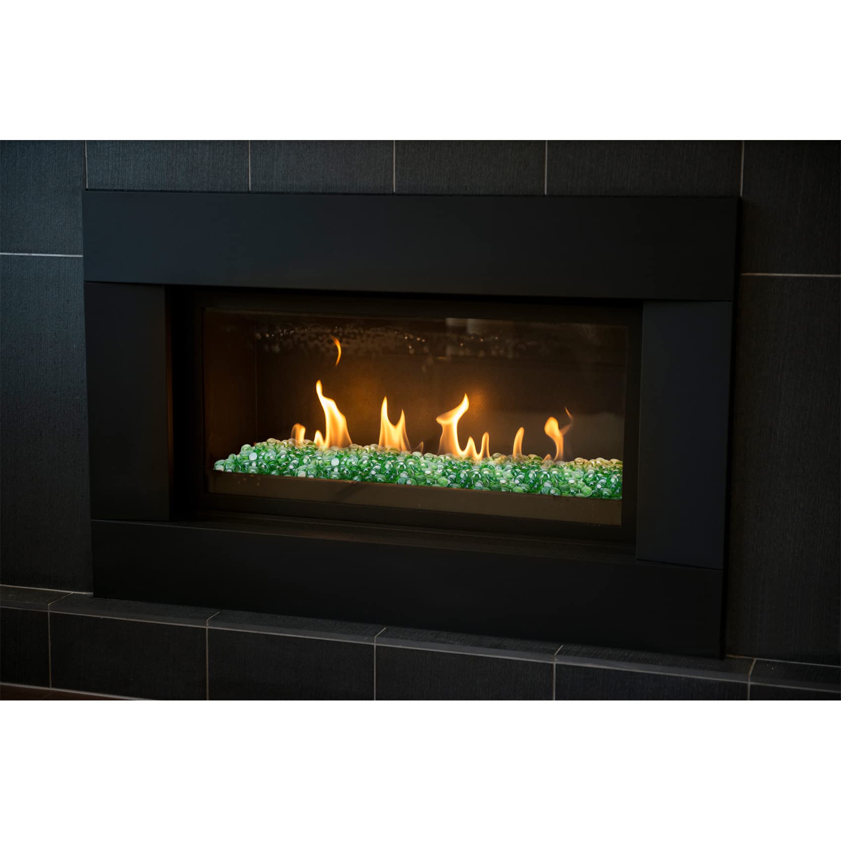 Stanbroil easy-clean fire glass drops half-inch rinse and reuse