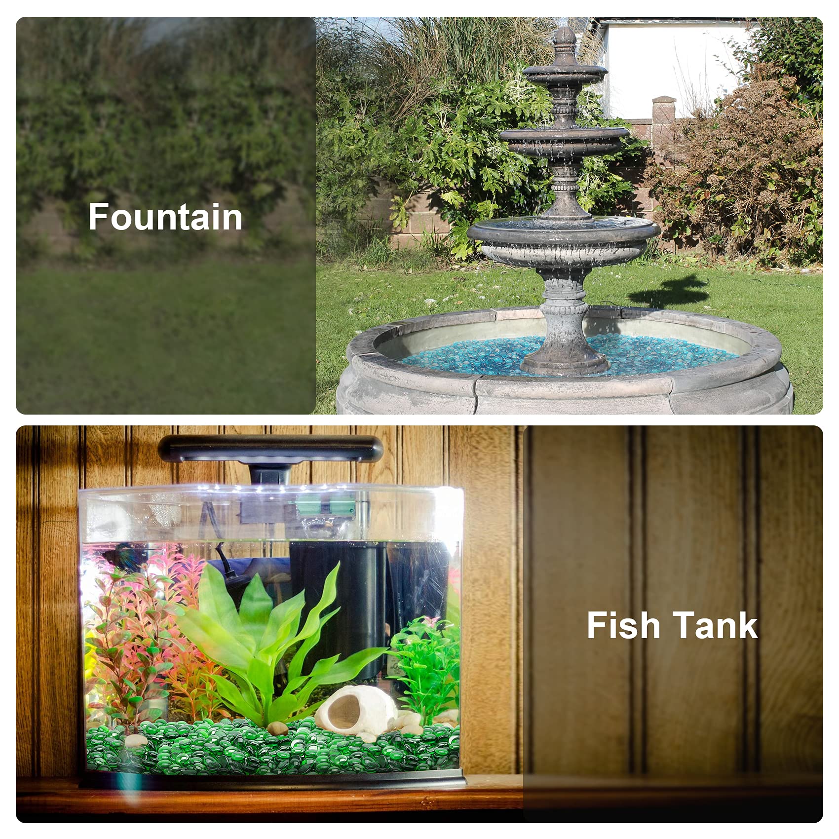 Stanbroil fire glass drops for landscaping add shimmer without smoke or embers.